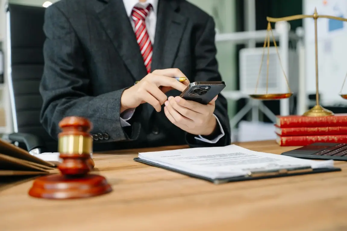 A lawyer uploads a video to their social media account.